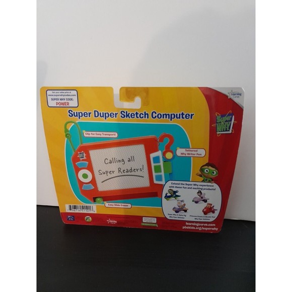 Super Why Super Duper Sketch Computer New Vintage - Picture 2 of 2